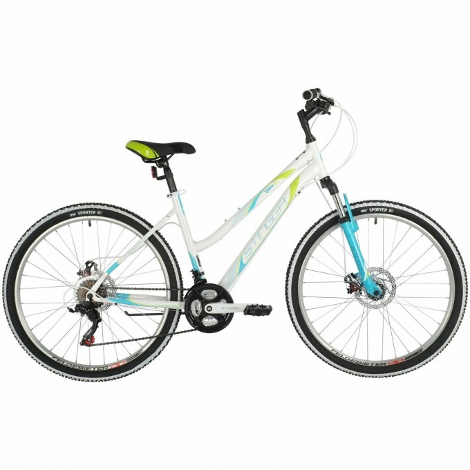 Велосипед STINGER 26" LATINA D белый, сталь, рама 17" 26SHD.LATINAD.17WH2-